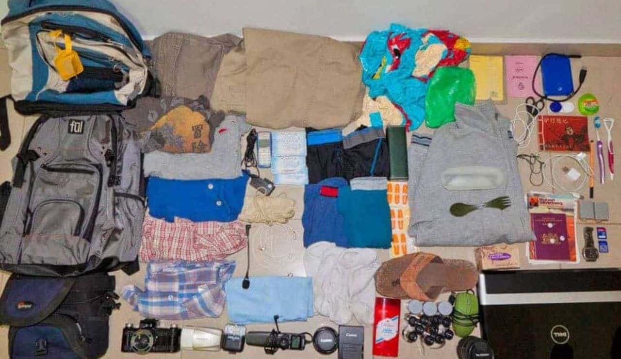 Come preparare lo zaino per un viaggio estivo in Asia