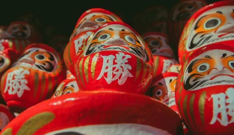 Daruma come amuleti