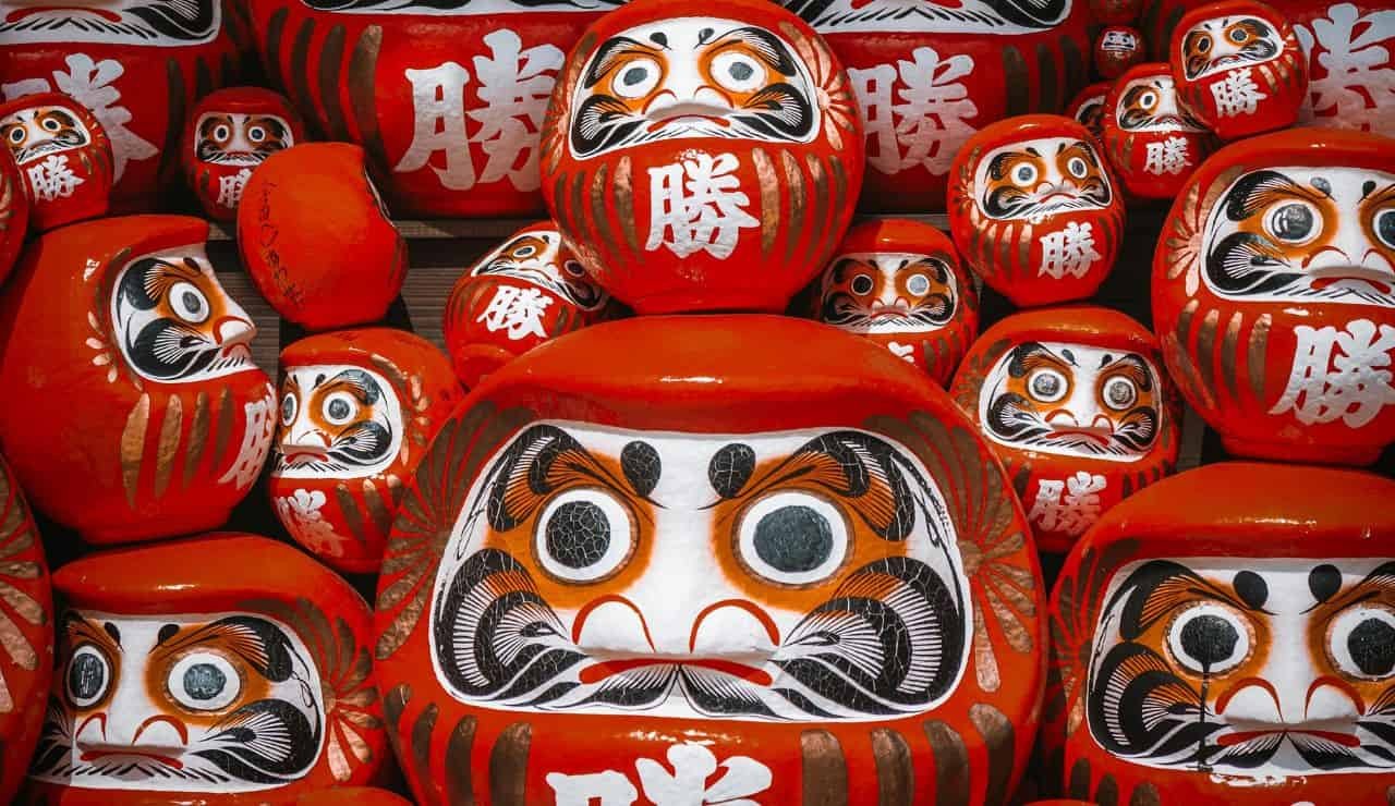 Daruma, grandi occhi e sguardo intenso