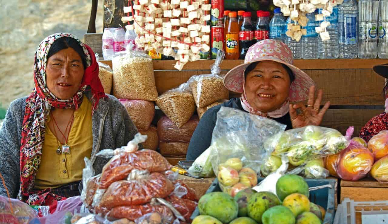 Mercato a Thimphu, Bhutan Mercato a Thimphu, Bhutan