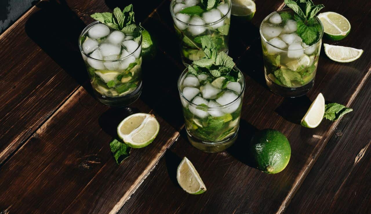 Mojito asiatico, a base di menta e lime