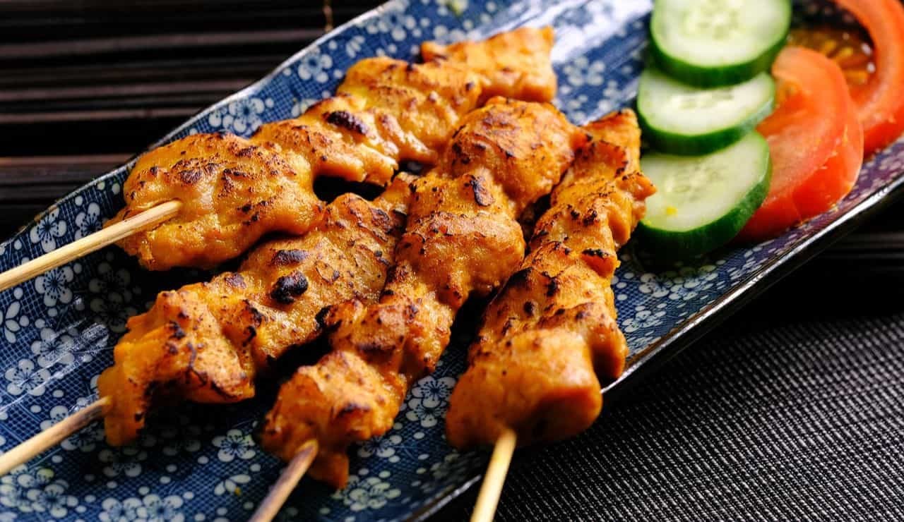 Moo Ping spiedini di maiale marinati alla tailandese