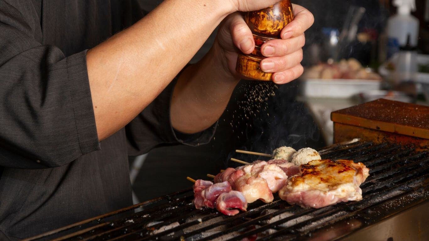 Preparazione yakitori
