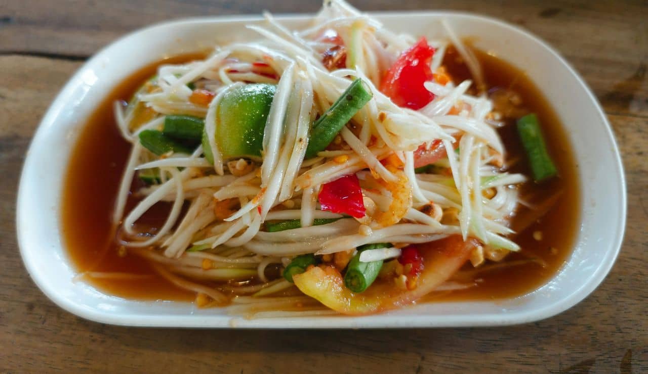 Som Tam insalata di papaya verde