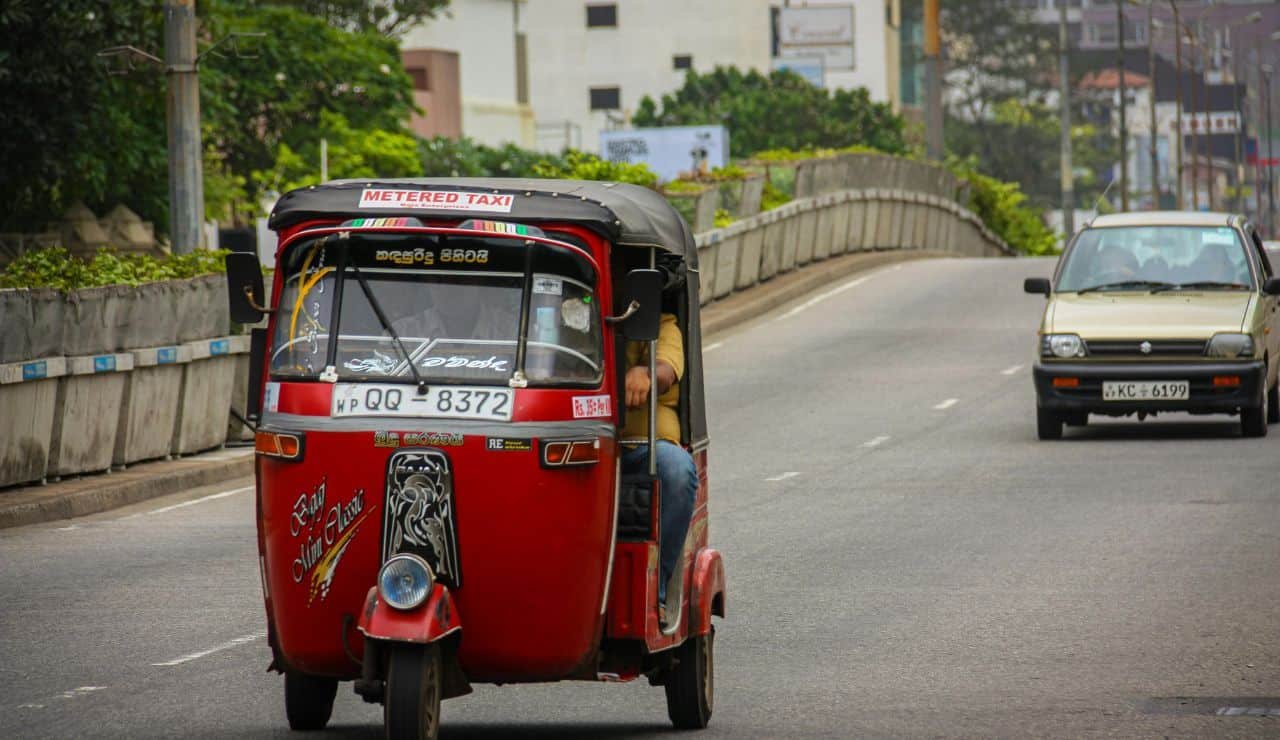 Taxi e tuk tuk, Sri Lanka