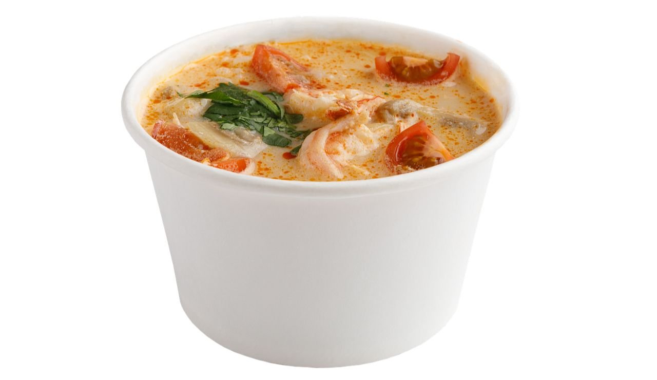 Tom Kha Gai zuppa di pollo e latte di cocco