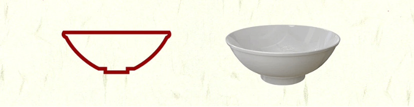 ciotola per ramen forme