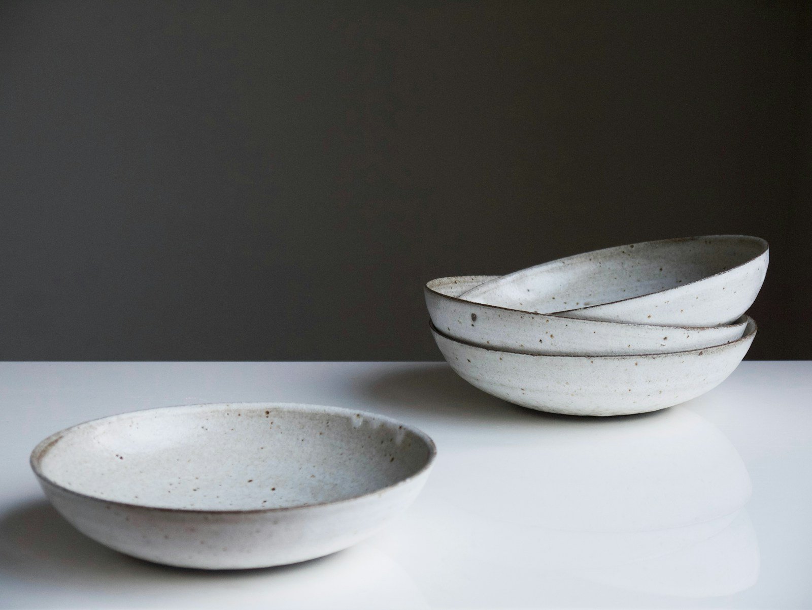 Quattro ciotole in ceramica di misure diverse