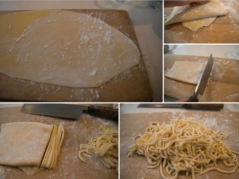 fare i noodle in casa