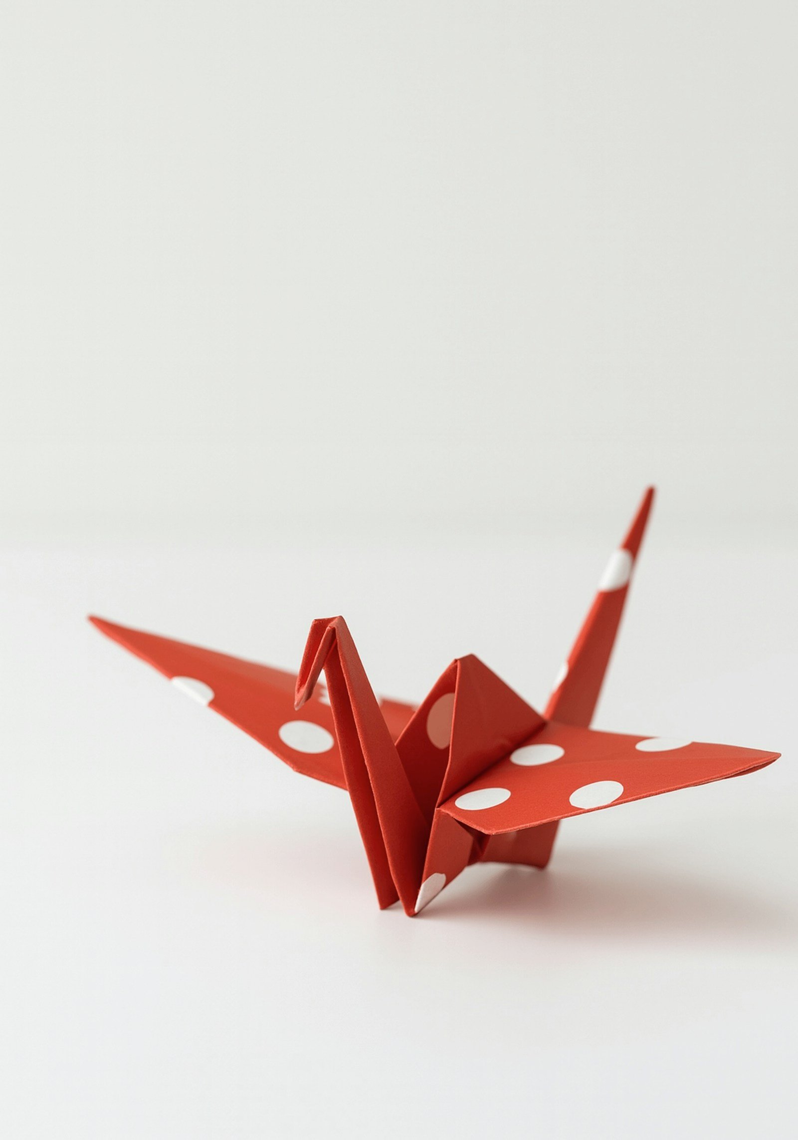origami significato Significato degli origami in Giappone: gru, cigno e altri simboli Gru di origami rossa a pois bianchi