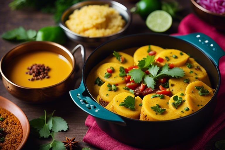 gujarat flavors rich dhokla and thepla tasting keq