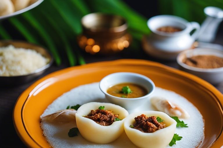 Delizie dello stato di kerala - mangiare il tantalizzante appam con stufato di pesce
