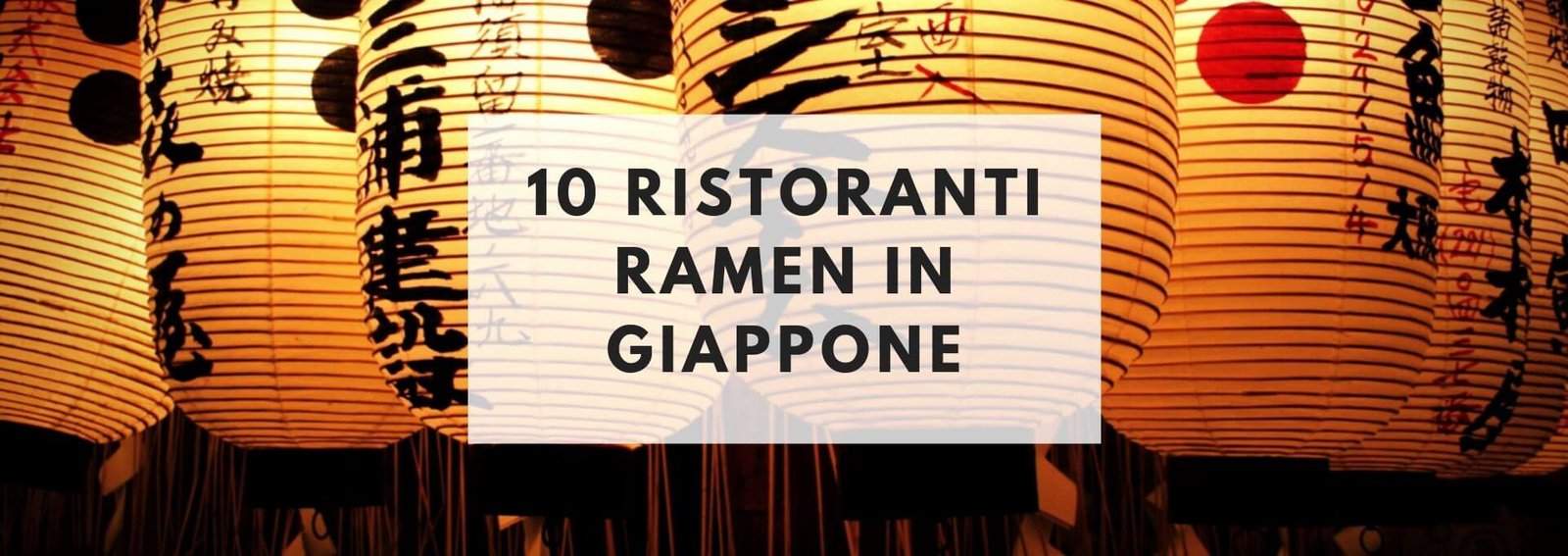 ristoranti ramen in giappone