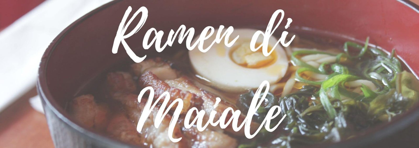 ramen di maiale